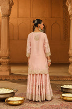 Load image into Gallery viewer, Short kurta with sharara and dupatta