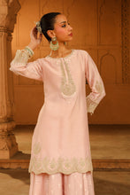 Load image into Gallery viewer, Short kurta with sharara and dupatta