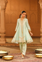 Load image into Gallery viewer, Short Anarkali with salwar and dupatta
