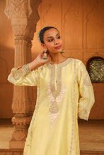 Load image into Gallery viewer, A-line palazzo suit with dupatta