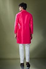 Load image into Gallery viewer, Fuscia Mirror Embroidered Kurta Set