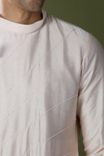 Load image into Gallery viewer, Peach Ombre High-Neck Embroidered Kurta Set