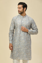 Load image into Gallery viewer, Powder Blue Printed Kurta Set