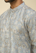 Load image into Gallery viewer, Powder Blue Printed Kurta Set
