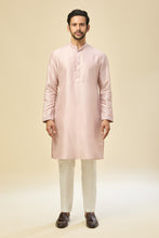 Load image into Gallery viewer, Baby Pink Embroidered Kurta-Jacket Set