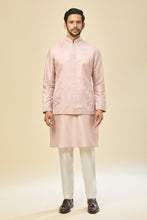 Load image into Gallery viewer, Baby Pink Embroidered Kurta-Jacket Set