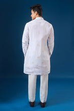 Load image into Gallery viewer, White Embroidered Kurta