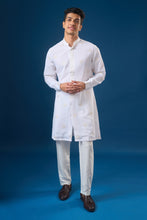 Load image into Gallery viewer, White Embroidered Kurta