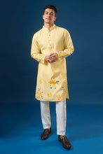 Load image into Gallery viewer, Yellow Floral Printed Kurta Set