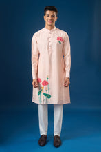 Load image into Gallery viewer, Pink Floral Printed Kurta