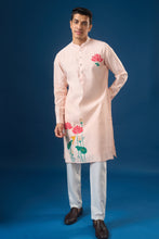 Load image into Gallery viewer, Pink Floral Printed Kurta