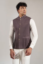 Load image into Gallery viewer, Grey Pinktuck Jacket