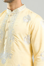 Load image into Gallery viewer, Yellow Embroidered Kurta Set