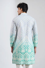 Load image into Gallery viewer, Blue Embroidered Kurta Set