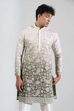 Load image into Gallery viewer, Green Ombre Embroidered Kurta Set