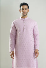 Load image into Gallery viewer, Purple Embroidered Kurta Set