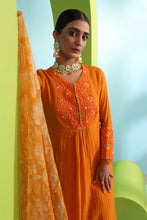 Load image into Gallery viewer, chanderi silk kurta set