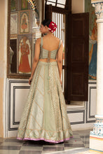 Load image into Gallery viewer, Green lehenga set