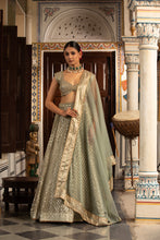 Load image into Gallery viewer, Green lehenga set
