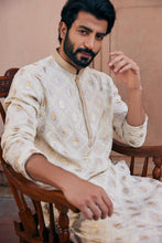 Load image into Gallery viewer, Banarsi Cord Embroidery Chanderi Silk Kurta