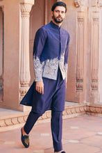 Load image into Gallery viewer, Abstract Design Embroidered Bundi Set