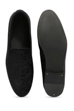Load image into Gallery viewer, Stellar Nightfall Velvet Embroidered Shoes