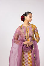 Load image into Gallery viewer, MUSTARD MULTICOLOR KURTA SET