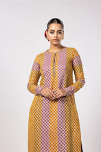 Load image into Gallery viewer, MUSTARD MULTICOLOR PANT KURTA SET