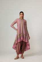 Load image into Gallery viewer, MUD MAUVE MULTICOLOR DHOTI KURTA SET