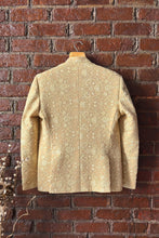 Load image into Gallery viewer, Beige Thread Work Bandhgala and Pant Set