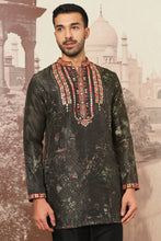 Load image into Gallery viewer, Forest Glimmer Mirror and Sequins Embroidered Kurta Set