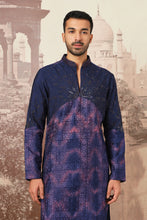Load image into Gallery viewer, Nirvana Lunaire Tie-Dye Embroidered Kurta Set