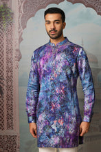 Load image into Gallery viewer, Indigo Cosmos Hand Embroidered Kurta Set