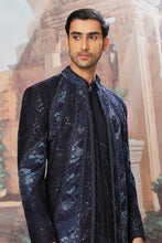 Load image into Gallery viewer, Stellar Reverie Open Embroidered Indo-western Set