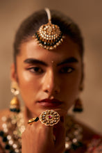 Load image into Gallery viewer, Red Raw Silk Double Dupatta Lehenga Set