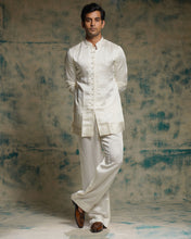 Load image into Gallery viewer, IVORY POLI BUTTON KURTA SET