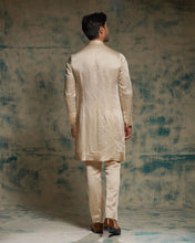 Load image into Gallery viewer, BUTTERCREAM LONG KURTA SET WITH DRAPE