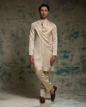 Load image into Gallery viewer, Buttercream hand embroidered contempoarary jacket set