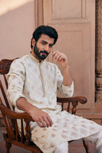 Load image into Gallery viewer, Banarsi Cord Embroidery Chanderi Silk Kurta