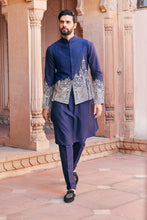 Load image into Gallery viewer, Abstract Design Embroidered Bundi Set