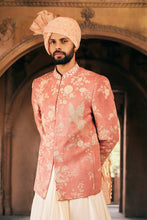 Load image into Gallery viewer, Pink Kiran Dori Embroidery Bandhgala with Anarkali Kurta