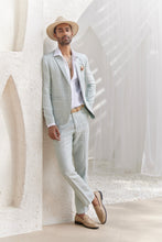 Load image into Gallery viewer, Windowpane Check Blazer Set