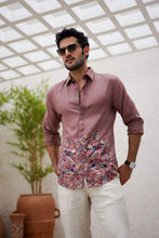 Load image into Gallery viewer, Cherry Multicolored Botanical Embroidery Shirt