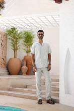 Load image into Gallery viewer, Beige-Stripes-Coord-Set