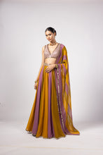 Load image into Gallery viewer, GREEN LEHENGA PANTS SET