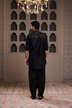 Load image into Gallery viewer, EMBROIDERED BLACK KURTA SALWAR