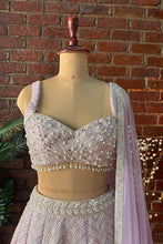 Load image into Gallery viewer, Multipanel and multicolour lehenga set