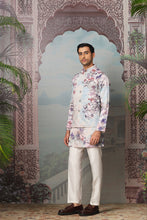 Load image into Gallery viewer, Garden Euphoria Embroidered Kurta Bundi Set