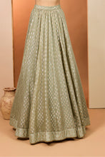 Load image into Gallery viewer, Green lehenga set