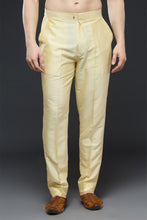 Load image into Gallery viewer, Mustard Threadwork Sherwani Jacket Set